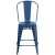 Flash Furniture ET-3534-24-AB-GG 24" Distressed Antique Blue Metal Indoor/Outdoor Counter Height Stool with Back addl-8
