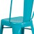 Flash Furniture ET-3534-24-CB-GG 24" Crystal Teal-Blue Metal Indoor/Outdoor Counter Height Stool with Back addl-7