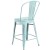 Flash Furniture ET-3534-24-DB-GG 24" Distressed Green-Blue Metal Indoor/Outdoor Counter Height Stool with Back addl-6