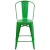 Flash Furniture ET-3534-24-GN-GG 24" Distressed Green Metal Indoor/Outdoor Counter Height Stool with Back addl-6