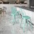 Flash Furniture ET-3534-24-MINT-GG 24" Mint Green Metal Indoor/Outdoor Counter Height Stool with Back addl-1