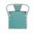 Flash Furniture ET-3534-24-MINT-PL1M-GG 24" Mint Green Metal Indoor/Outdoor Counter Height Stool with Back with Mint Green Poly Resin Wood Seat addl-11