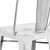 Flash Furniture ET-3534-24-WH-GG 24" Distressed White Metal Indoor/Outdoor Counter Height Stool with Back addl-7