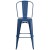 Flash Furniture ET-3534-30-AB-GG 30" Distressed Antique Blue Metal Indoor/Outdoor Barstool with Back addl-8