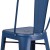 Flash Furniture ET-3534-30-AB-GG 30" Distressed Antique Blue Metal Indoor/Outdoor Barstool with Back addl-9