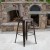 Flash Furniture ET-3534-30-COP-GG 30" Distressed Copper Metal Indoor/Outdoor Barstool with Back addl-1