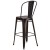 Flash Furniture ET-3534-30-COP-GG 30" Distressed Copper Metal Indoor/Outdoor Barstool with Back addl-6