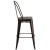 Flash Furniture ET-3534-30-COP-GG 30" Distressed Copper Metal Indoor/Outdoor Barstool with Back addl-8