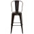 Flash Furniture ET-3534-30-COP-GG 30" Distressed Copper Metal Indoor/Outdoor Barstool with Back addl-9