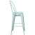 Flash Furniture ET-3534-30-DB-GG 30" Distressed Green-Blue Metal Indoor/Outdoor Barstool with Back addl-8