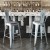Flash Furniture ET-3534-30-DB-PL1G-GG 30" Green-Blue Metal Indoor/Outdoor Barstool with Back with Gray Poly Resin Wood Seat addl-6