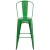 Flash Furniture ET-3534-30-GN-GG 30" Distressed Green Metal Indoor/Outdoor Barstool with Back addl-6