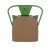 Flash Furniture ET-3534-30-GN-PL1T-GG 30" Green Metal Indoor/Outdoor Barstool with Back with Teak Poly Resin Wood Seat addl-11