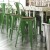 Flash Furniture ET-3534-30-GN-PL1T-GG 30" Green Metal Indoor/Outdoor Barstool with Back with Teak Poly Resin Wood Seat addl-1