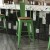 Flash Furniture ET-3534-30-GN-PL1T-GG 30" Green Metal Indoor/Outdoor Barstool with Back with Teak Poly Resin Wood Seat addl-7