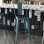 Flash Furniture ET-3534-30-KB-PL1B-GG 30" Kelly Blue-Teal Metal Indoor/Outdoor Barstool with Back with Black Poly Resin Wood Seat addl-7