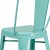 Flash Furniture ET-3534-30-MINT-GG 30" Mint Green Metal Indoor/Outdoor Barstool with Back addl-7