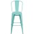 Flash Furniture ET-3534-30-MINT-GG 30" Mint Green Metal Indoor/Outdoor Barstool with Back addl-9