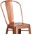 Flash Furniture ET-3534-30-POC-GG 30" Copper Metal Indoor/Outdoor Barstool with Back addl-10