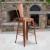 Flash Furniture ET-3534-30-POC-GG 30" Copper Metal Indoor/Outdoor Barstool with Back addl-1