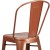 Flash Furniture ET-3534-30-POC-GG 30" Copper Metal Indoor/Outdoor Barstool with Back addl-7