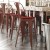 Flash Furniture ET-3534-30-RD-PL1R-GG 30" Kelly Red Metal Indoor/Outdoor Barstool with Back with Red Poly Resin Wood Seat addl-1