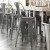 Flash Furniture ET-3534-30-SIL-PL1G-GG 30" Silver Gray Metal Indoor/Outdoor Barstool with Back with Gray Poly Resin Wood Seat addl-1