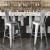 Flash Furniture ET-3534-30-WH-PL1G-GG 30" White Metal Indoor/Outdoor Barstool with Back with Gray Poly Resin Wood Seat addl-6