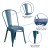 Flash Furniture ET-3534-AB-GG Distressed Antique Blue Metal Indoor/Outdoor Stackable Chair addl-4