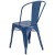 Flash Furniture ET-3534-AB-GG Distressed Antique Blue Metal Indoor/Outdoor Stackable Chair addl-6