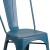 Flash Furniture ET-3534-AB-GG Distressed Antique Blue Metal Indoor/Outdoor Stackable Chair addl-7