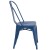 Flash Furniture ET-3534-AB-GG Distressed Antique Blue Metal Indoor/Outdoor Stackable Chair addl-8