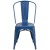 Flash Furniture ET-3534-AB-GG Distressed Antique Blue Metal Indoor/Outdoor Stackable Chair addl-9