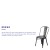 Flash Furniture ET-3534-BK-GG Distressed Black Metal Indoor/Outdoor Stackable Chair addl-3