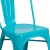 Flash Furniture ET-3534-CB-GG Crystal Teal-Blue Metal Indoor/Outdoor Stackable Chair addl-10