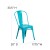 Flash Furniture ET-3534-CB-GG Crystal Teal-Blue Metal Indoor/Outdoor Stackable Chair addl-5