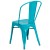 Flash Furniture ET-3534-CB-GG Crystal Teal-Blue Metal Indoor/Outdoor Stackable Chair addl-6
