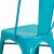 Flash Furniture ET-3534-CB-GG Crystal Teal-Blue Metal Indoor/Outdoor Stackable Chair addl-7