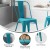 Flash Furniture ET-3534-COM-B-GG Distressed Blue Metal Indoor/Outdoor Stackable Chair addl-3
