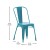 Flash Furniture ET-3534-COM-B-GG Distressed Blue Metal Indoor/Outdoor Stackable Chair addl-4
