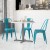Flash Furniture ET-3534-COM-B-GG Distressed Blue Metal Indoor/Outdoor Stackable Chair addl-5