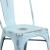 Flash Furniture ET-3534-DB-GG Distressed Green-Blue Metal Indoor/Outdoor Stackable Chair addl-10