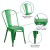 Flash Furniture ET-3534-GN-GG Distressed Green Metal Indoor/Outdoor Stackable Chair addl-4