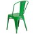 Flash Furniture ET-3534-GN-GG Distressed Green Metal Indoor/Outdoor Stackable Chair addl-6