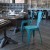 Flash Furniture ET-3534-KB-GG Distressed Kelly Blue-Teal Metal Indoor/Outdoor Stackable Chair addl-1