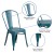 Flash Furniture ET-3534-KB-GG Distressed Kelly Blue-Teal Metal Indoor/Outdoor Stackable Chair addl-4