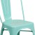 Flash Furniture ET-3534-MINT-GG Mint Green Metal Indoor/Outdoor Stackable Chair addl-10