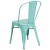 Flash Furniture ET-3534-MINT-GG Mint Green Metal Indoor/Outdoor Stackable Chair addl-6