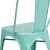 Flash Furniture ET-3534-MINT-GG Mint Green Metal Indoor/Outdoor Stackable Chair addl-7