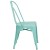 Flash Furniture ET-3534-MINT-GG Mint Green Metal Indoor/Outdoor Stackable Chair addl-8